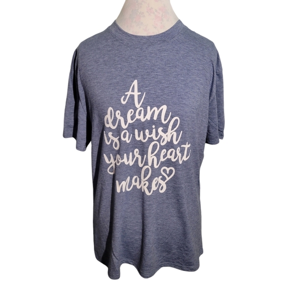 A Dream is a Wish Your Heart Makes Shirt, Womans T-Shirt - Picture 3 of 5